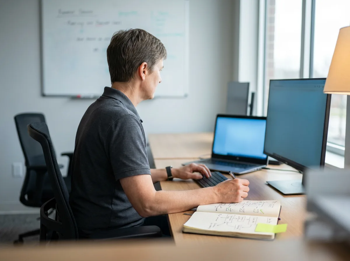 Vicinity senior engineer taking over an escalated ticket in a focused work session